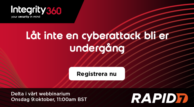 Integrity360 & Rapid7 Webinar - Sweden